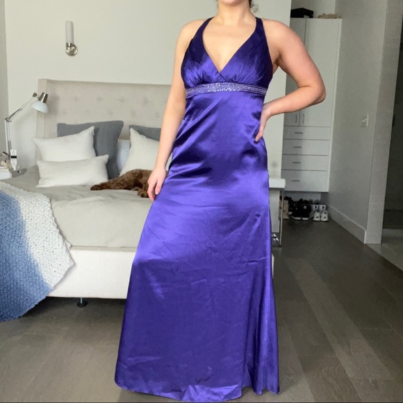 David's Bridal Dresses & Skirts - Purple Silk Dress